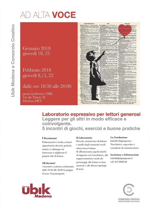 Laboratorio espressivo per lettori generosi