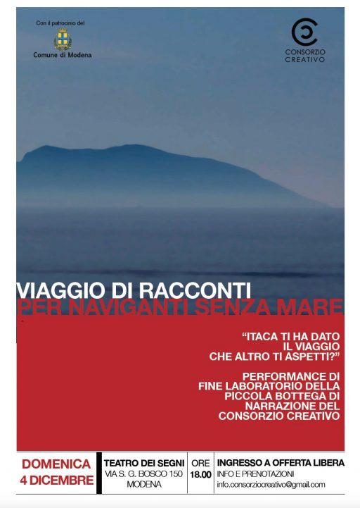 Viaggio di racconti per naviganti senza mare
