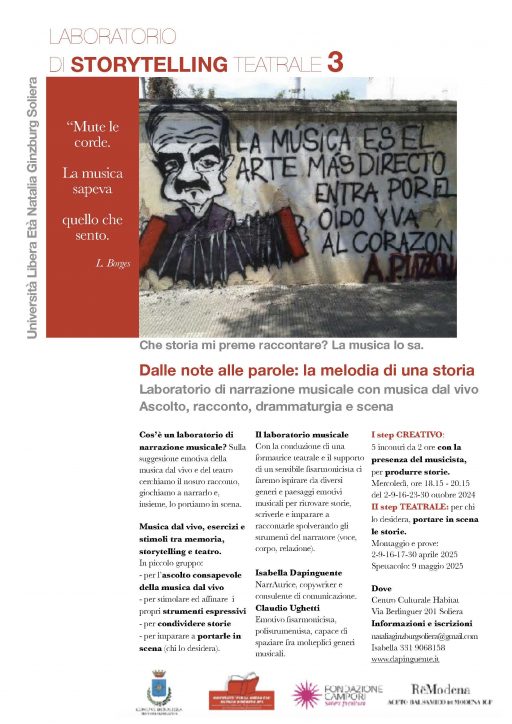 Laboratorio di storytelling teatrale 3 – Soliera