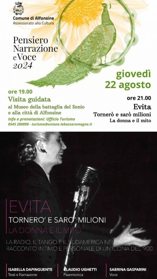 EVITA tornerò e sarò milioni