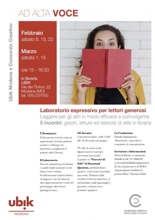 Laboratorio espressivo per lettori generosi