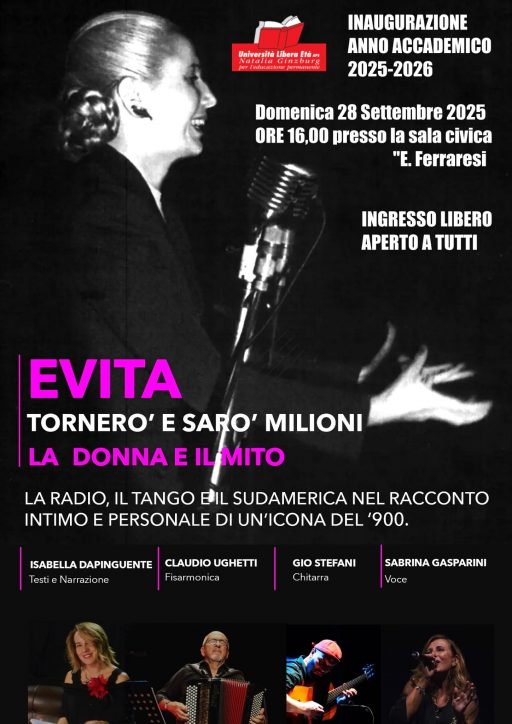 EVITA tornerò e sarò milioni