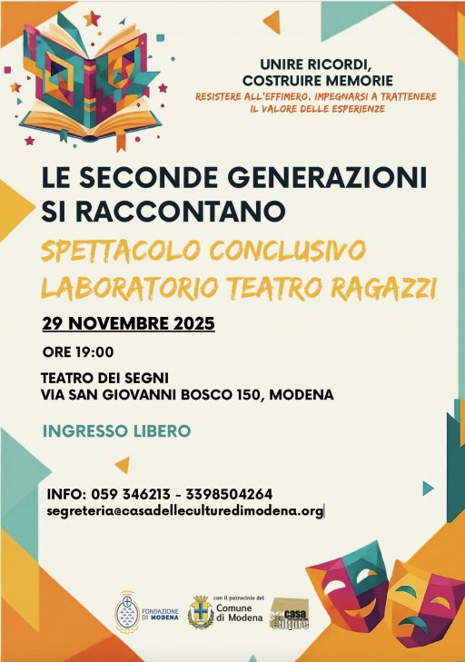 Le seconde generazioni si raccontano.
